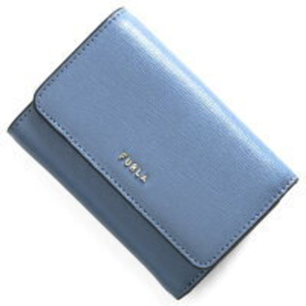Furla Babylon Tri Fold Wallet Blue Artemisia